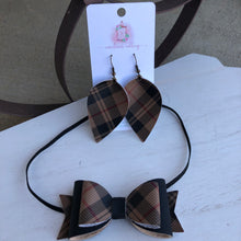 Load image into Gallery viewer, Mommy and Me Plaid Bow or Earrings