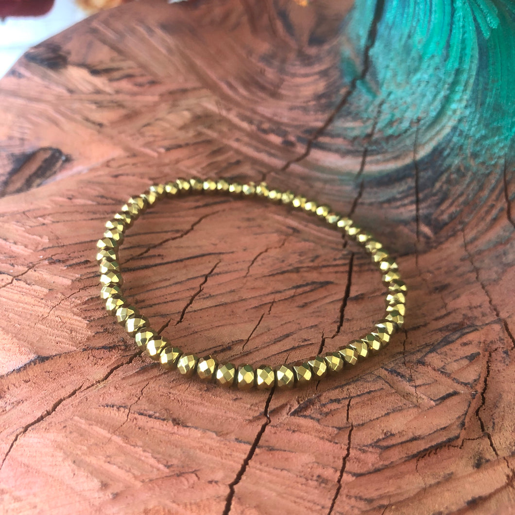 Gold Crystal Bracelet