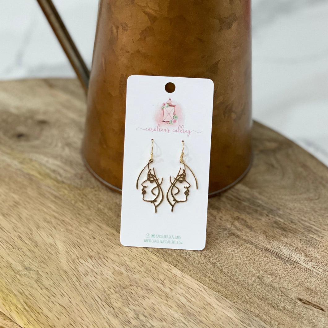 Abstract Woman Earrings