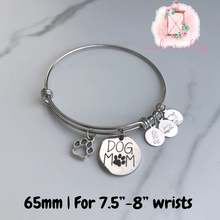 Load image into Gallery viewer, Dog Mom or Dogaholic Bracelet