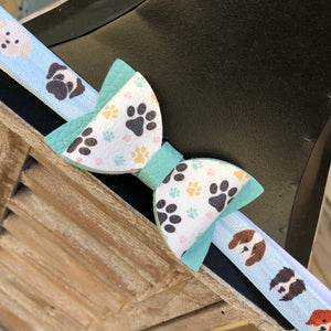 Puppy Paws Baby Bow