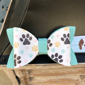 Puppy Paws Baby Bow