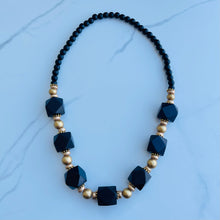 Load image into Gallery viewer, Black Cube Necklace