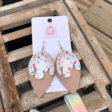 Load image into Gallery viewer, Mommy and Me Ice Cream Baby Bow or Earrings