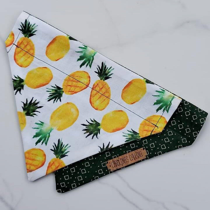 Pineapple Dog Bandana