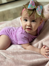 Load image into Gallery viewer, Coral Mermaid Baby Bow