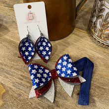 Load image into Gallery viewer, Mommy and Me Freedom Bow or Earrings