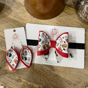 Mommy and Me Fast Food Bow or Earrings