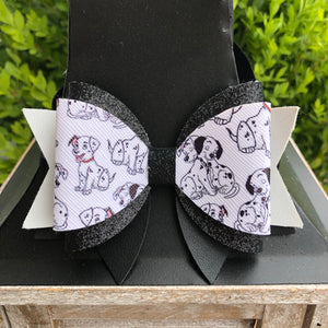 Dalmatian Baby Bow