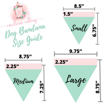 Load image into Gallery viewer, Spring Dog Bandana or Floral Leaf Earrings